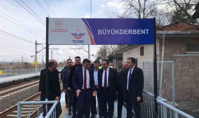 Kartepe Derbent Tren İstasyonu hizmete açılıyor