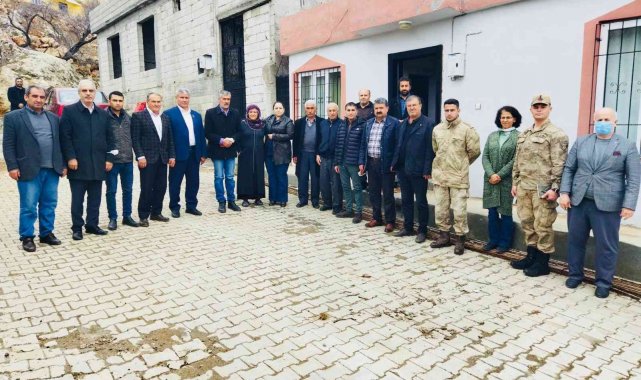 Kaymakam Demir, Şehit Enes Sarıaslan'ın ailesiyle bir araya geldi