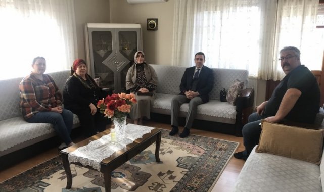 Kaymakam Memiş, şehit ailesini ziyaret etti