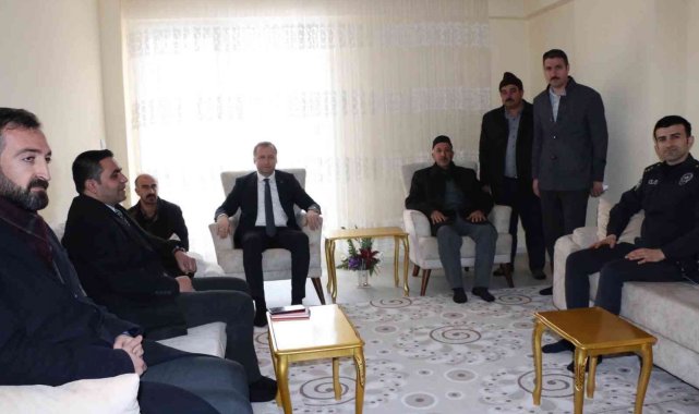 Kaymakam Yelek'ten şehit ailesine ziyaret