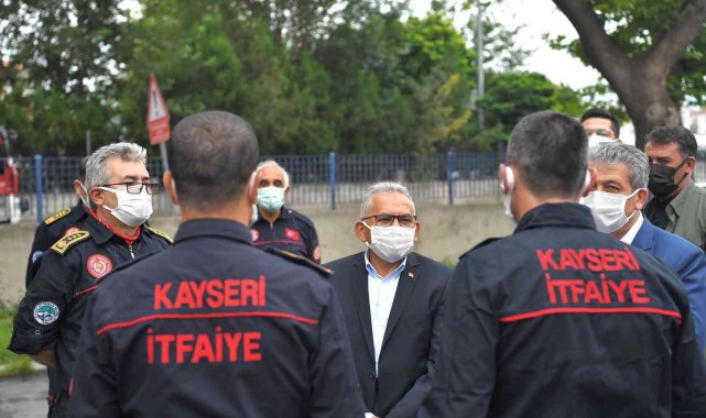 Kayseri itfaiyesine dünya standartlarında ekipman desteği