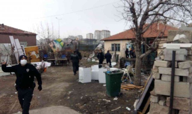 Kayseri polisinden hurdacı denetimi