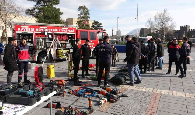 Kayseri&#039;de afet farkındalığı artırılıyor