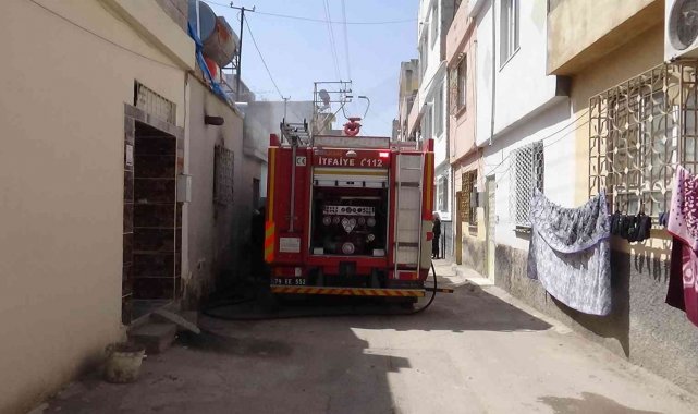 Kilis'te ev yangını