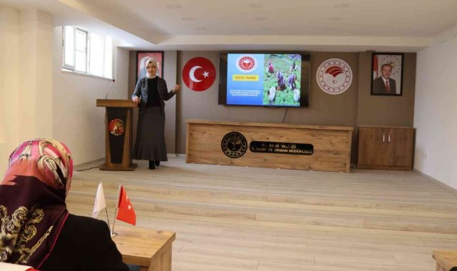 Kilis'te kadın çiftçiler kekik ile tanıştırılıyor