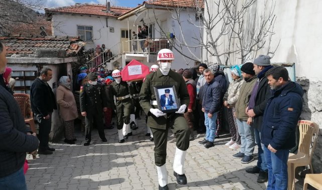 Kınık'ta Kıbrıs gazisi son yolculuğuna uğurlandı