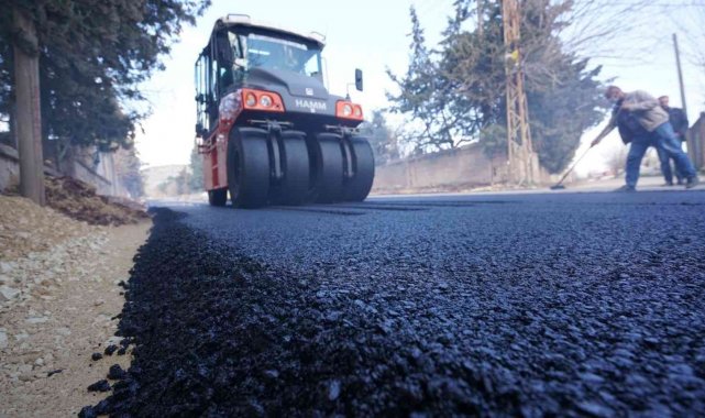 Kireçhane caddesinde asfalt çalışması