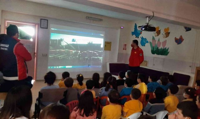 Kırıkkale Belediyesi İtfaiyesinden öğrencilere eğitim