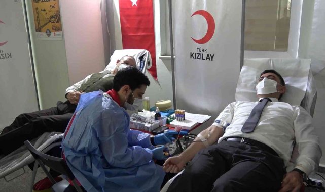 Kırıkkale Valiliğinden kan bağışı kampanyasına destek