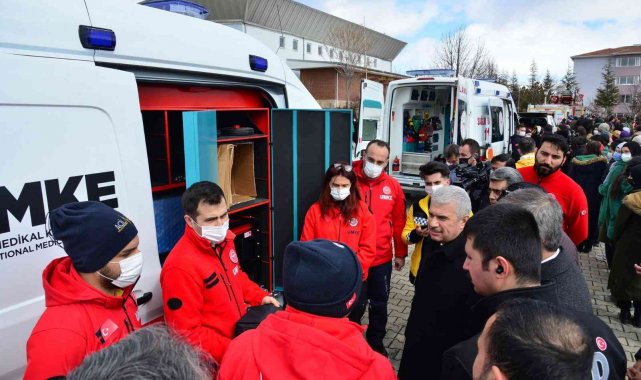 Kırşehir&#039;de deprem tahliye tatbikatı yapıldı