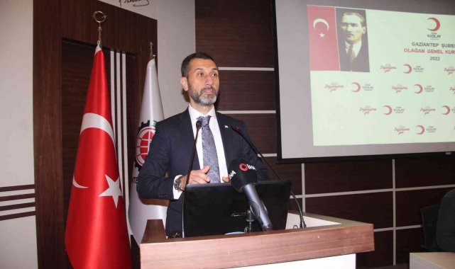 Kızılay Gaziantep Şubesi 2022 Olağan Genel Kurul Toplantısı gerçekleşti