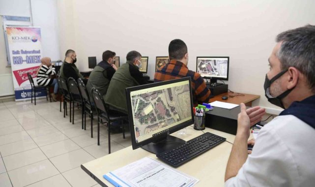 KO-MEK, Bilgisayar Destekli Harita Çizimi ve Uyum eğitimi verdi
