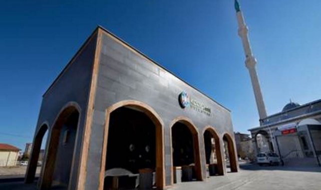 Kocasinan Belediyesi 5 yılda 12 adet tek tip kemerli şadırvan yaptı