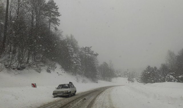 Kocayayla kamyonlara geçit vermiyor