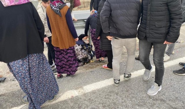 Kontrolden çıkan otomobil bariyerlere çarptı: 2 yaralı