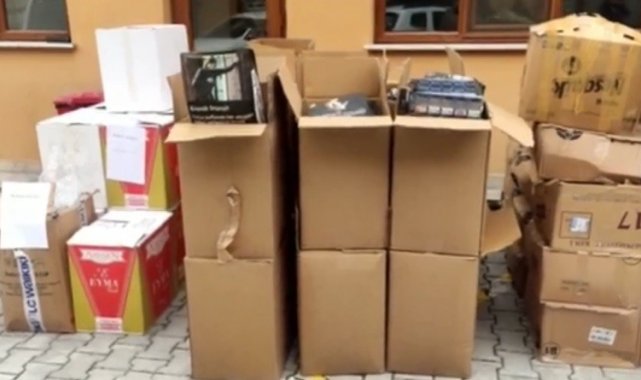 Konya&#039;da 30 adrese kaçak tütün operasyonu: 38 gözaltı
