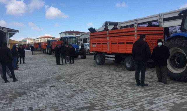 Konya'da çiftçiye tohum desteği