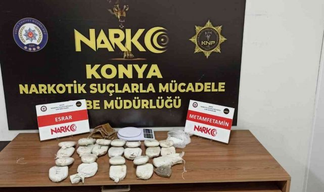 Konya'da zehir tacirlerine operasyonu: 5 tutuklama