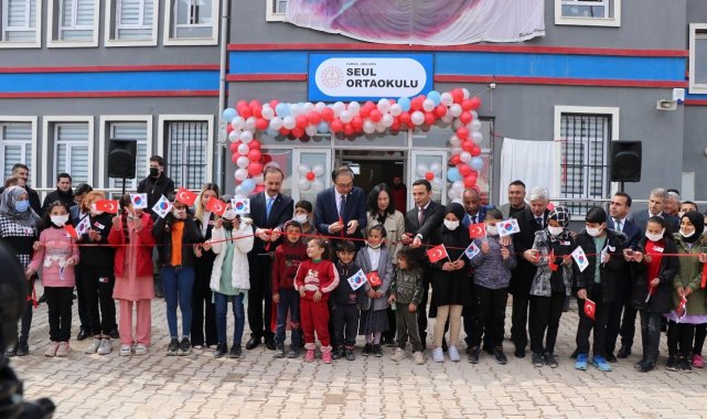 Kore Cumhuriyeti'nce yaptırılan sağlık merkezi ve okulun açılışı yapıldı