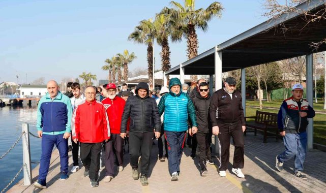 Körfezliler sağlık yaşam yürüyüşünde buluştu
