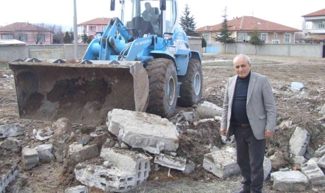 Köseli&#039;de kent meydanı çalışması başladı