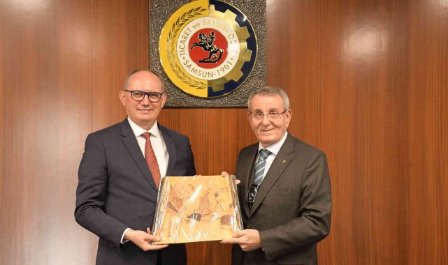 Kosova Ferizaj Belediye Başkanı iş birliği için Samsun&#039;da