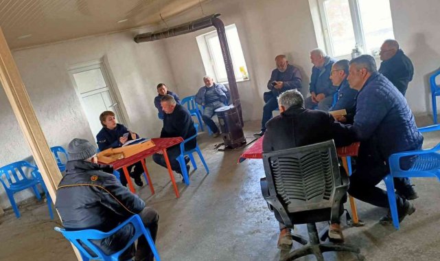 Köy sakinleri hırsızlık ve dolandırıcılık olaylarına karşı bilgilendirildi