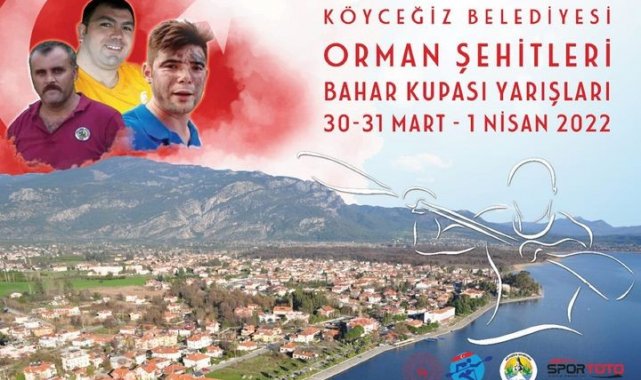 Köyceğiz Belediyesi orman şehitleri bahar kupası kano yarışları başlıyor