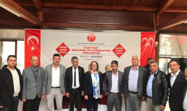 Köyceğiz'de MHP Adım Adım 2023 toplantısı gerçekleştirildi