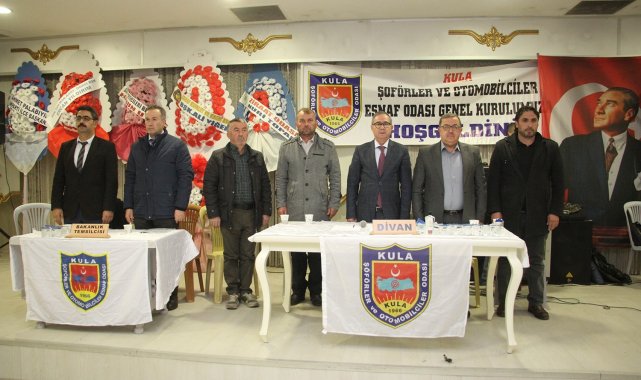 Kula Şoförler Odası'nda Başkan Kırlı 10 oy farkla güven tazeledi