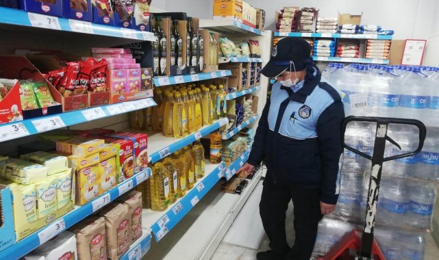 Kulu'da marketlerde sıvıyağı denetimi