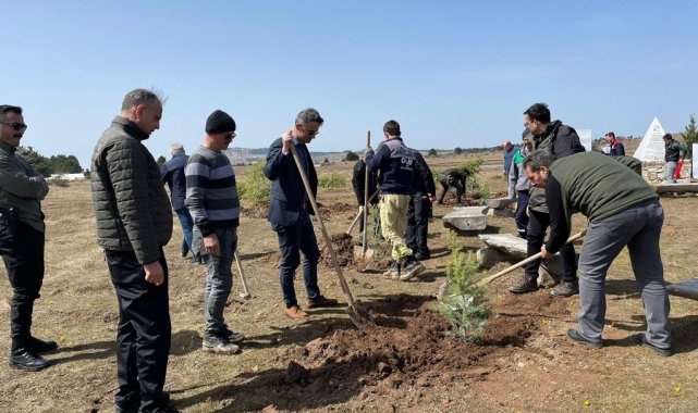 Kurtuluşunun 100. yılında Demirci Akıncılar Anıtının olduğu alan ağaçlandırıldı