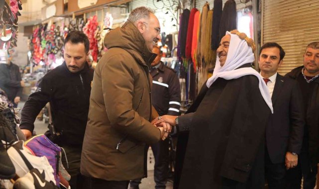 Kuş, esnaf ve vatandaşlarla biraya geldi