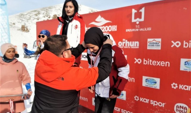 Kütahya Orman SK Sporcusu Yıldız Akbulut, Natürel Kızakta Türkiye ikincisi oldu