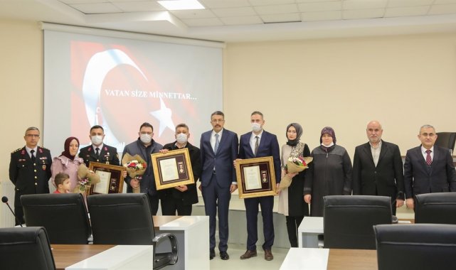 Kütahya'da 'Devlet Övünç Madalyası ve Beratı Tevcih' töreni