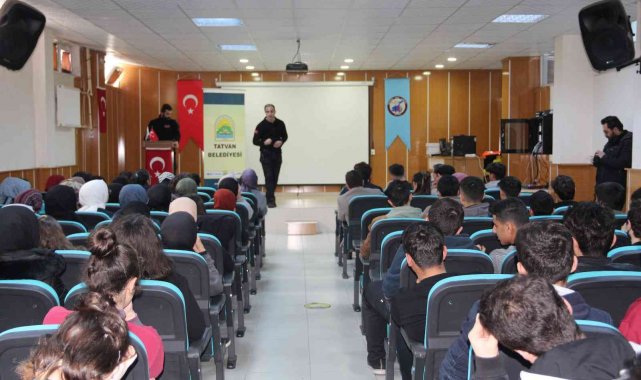 Lise öğrencilerine 'Afet ve Farkındalık' eğitimi