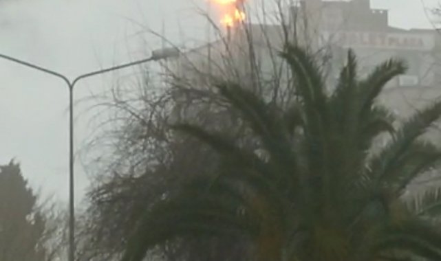 Lokantanın bacasında yangın çıktı