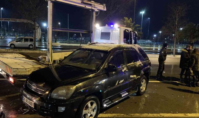 Maltepe sahil yolunda trafik kazası: 2 yaralı