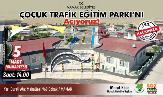 Mamak&#039;taki Çocuk Trafik Eğitim Parkı hizmete açılıyor