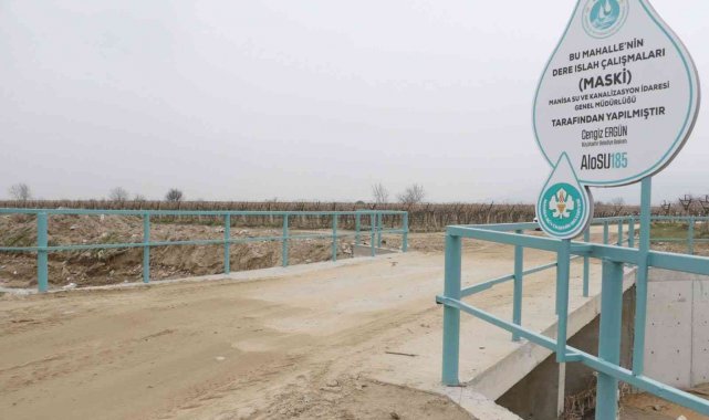 Manisa'da 8 mahallenin ulaşımını kısaltan çalışma