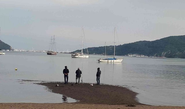 Marmaris&#039;te deniz çekildi, olta balıkçılarının eli boş kaldı