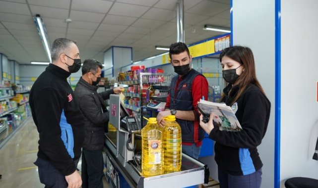 Melikgazi zabıtası marketlerde fiyat denetimi yaptı