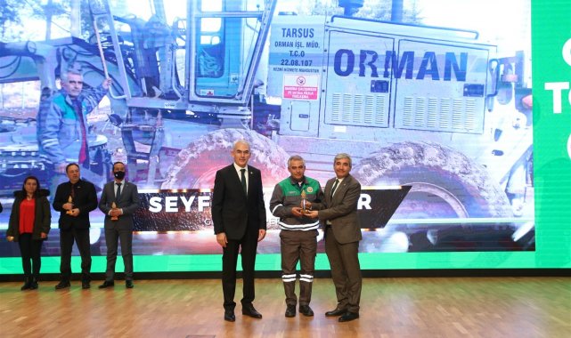 Mersin Orman Bölge Müdürlüğüne 3 dalda 'başarı ödülü'
