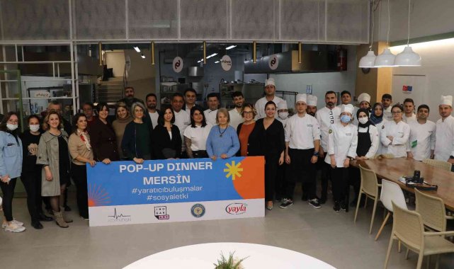 Mersin&#039;de &#039;Pop-Up Dinner&#039; etkinliği
