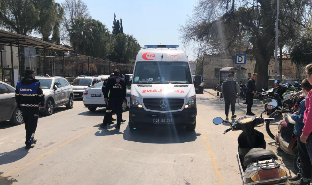 Milas&#039;ta Trafik Kazası : 1 Yaralı