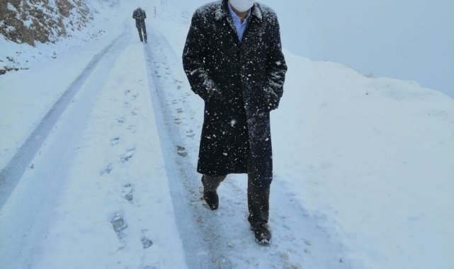 Milletvekili Fırat, Tut ilçesinde kar kış dinlemedi