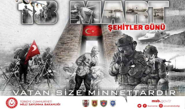 Millî Savunma Bakanı Hulusi Akar’ın, 18 Mart Şehitler Günü Mesajı