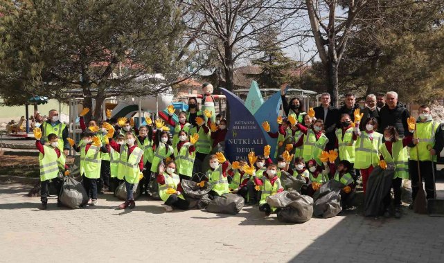 Minik ellerden çevre temizliği