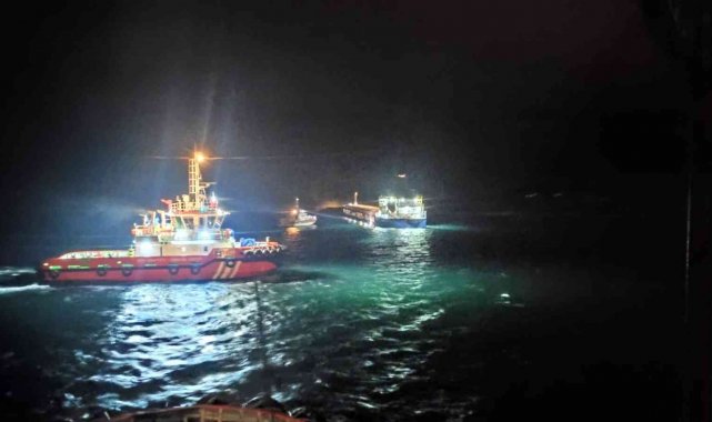 Mısır yüklü kargo gemisi karaya oturdu