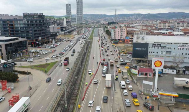 Mudanya yolunda ray mesaisi başladı